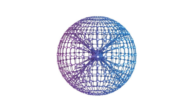 Abstract Sphere Network Structure Digital Globe Abstract Background