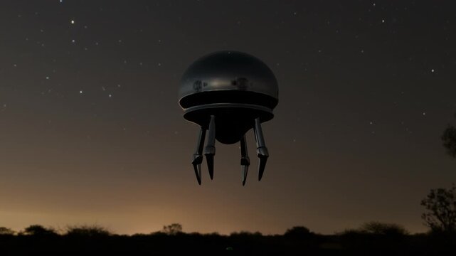 3D reconstruction of the rotating Tentacle UFO, UAP from Mexico in 1973, based on witness reports.