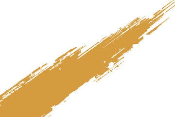 Brushstroke with Golden hue: A striking brushstroke sweeps across the image, its golden hue adding a touch of elegance and artistic flair. A visual representation of creativity, movement, and design. © Md