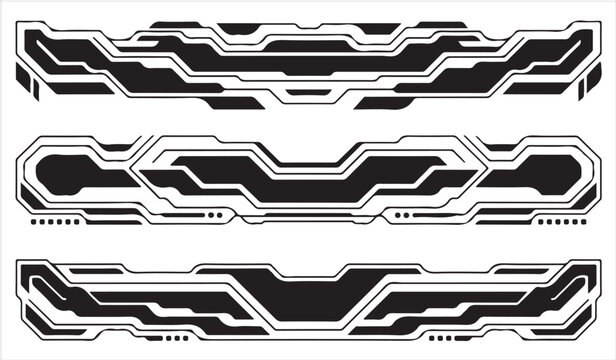 Cyber Tech Decorative Line Collection