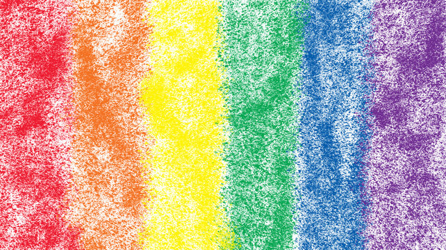 Lgbt colored textured background with paint splash style.