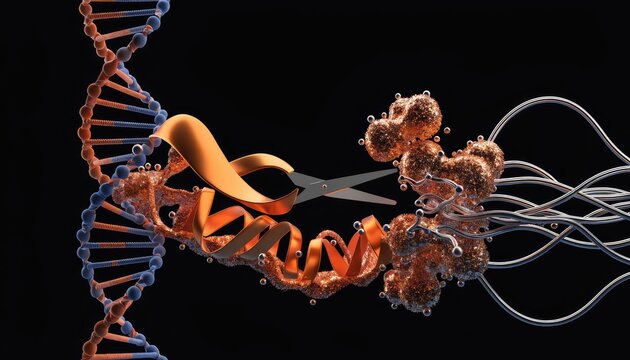 Dna strand cutting by protein scissors.