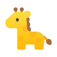 Cute Giraffe Icon © 지수 이
