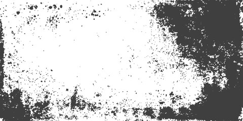 Fototapeta premium Abstract grunge background featuring black ink splashes and a dirty paint spray texture with a vector splatter pattern for a decorative art banner or wallpaper design