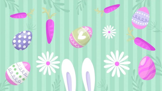 colorful easter eggs