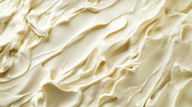 Creamy vanilla ice cream texture background
