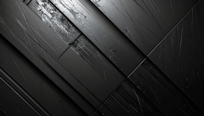 Obraz premium Abstract Premium Design Backdrop: Geometric Scratch Pattern on Dark Metal
