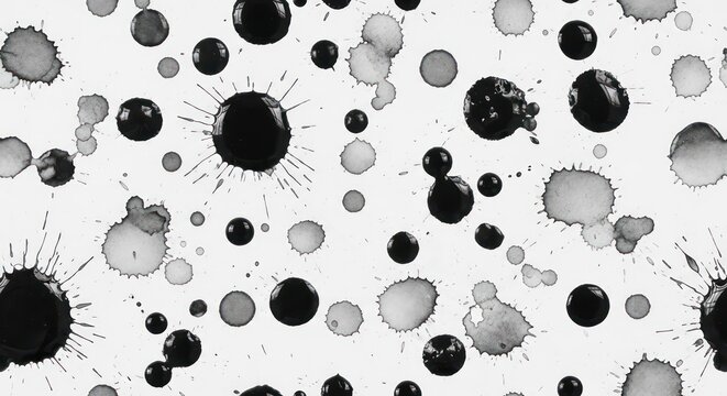 Microscopic view of various sized particles.