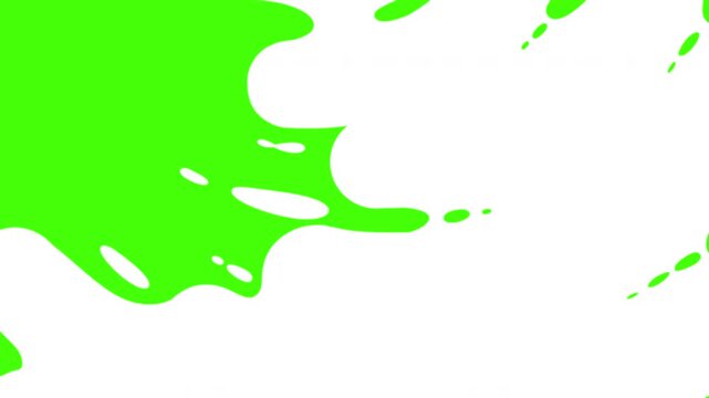 Water Liquid Transition Flowing and Filling Screen with Alpha Channel