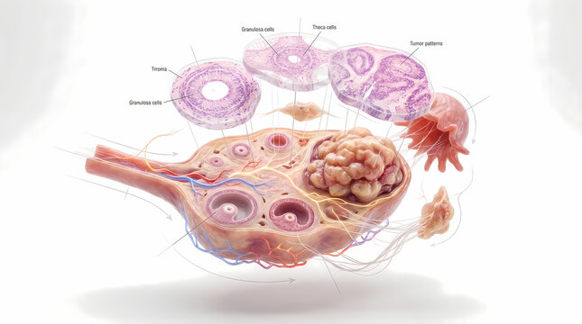 Female Reproductive System Ovary Anatomy and Ovarian Follicle Development