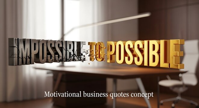 Unlocking Potential From Impossible to Possible Journey