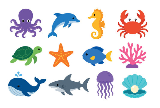 Sea Creatures Ocean Animals.