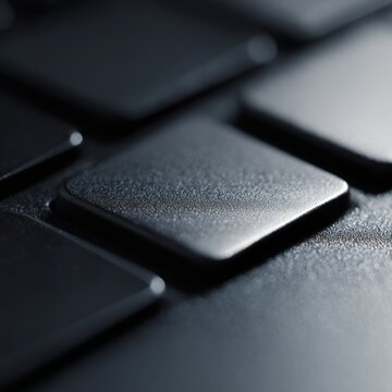Computer keyboard enter key close-up, digital concept