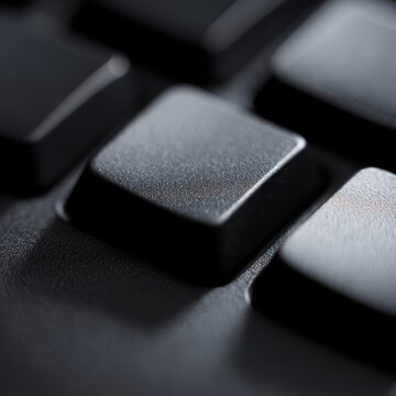 Computer keyboard enter key close-up, digital concept