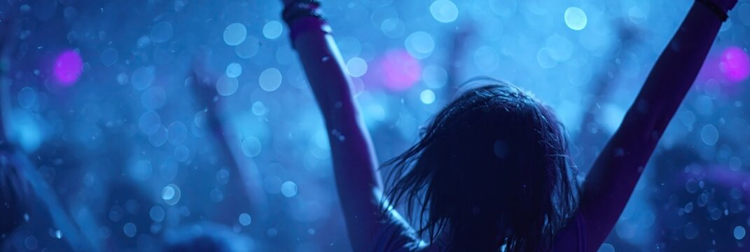 raver is dancing the night away at a club party