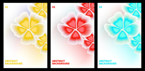 Naklejka premium Minimalist Flower Vertical Banners for Spring and Summer Promotions