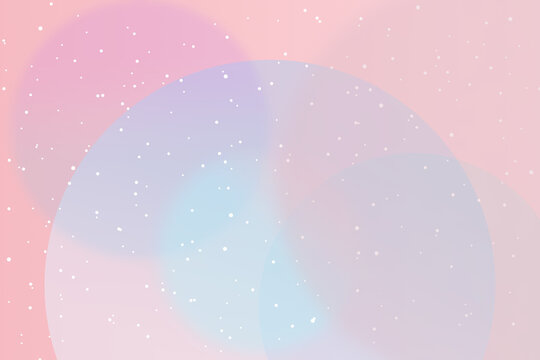 blank space pastel pink and blue background with circles