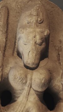 Ancient Statue Of Varahi Is One Of Matrikas, Group Of Seven Mother Goddesses In Hindu