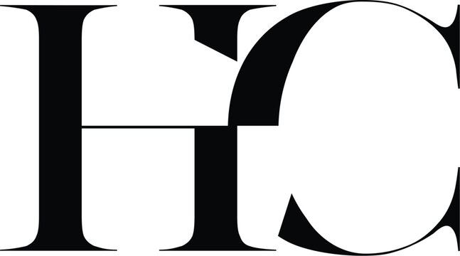 HC minimalist logo design