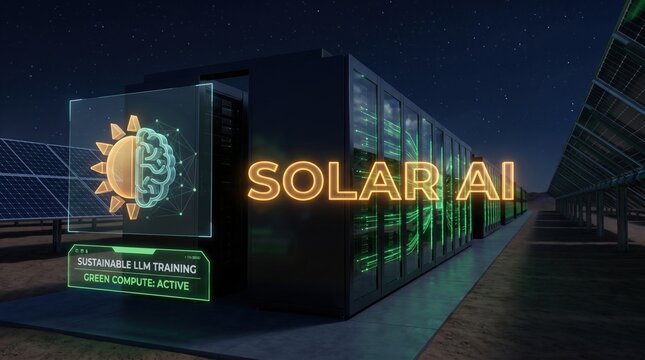 Innovative solar AI technology powering sustainable data centers with green computing solutions