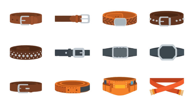 Assorted Belts Collection: Casual, Formal, Fashionable Accessories