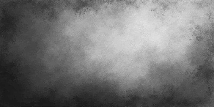 A dark storm clouds sky over a brushed grunge metal texture with misty gray smoke and black steam motion