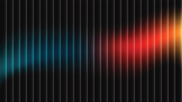 Vibrant sound wave graphic design element.