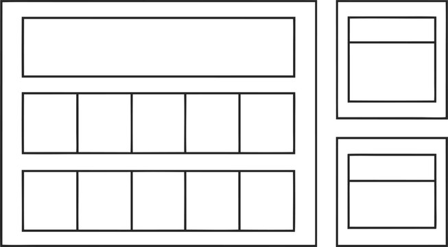 Minimalist promotional product card layout for sales headings