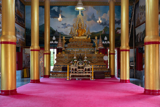 Wat Burapharam royal buddhist temple in Surin, Thailand	