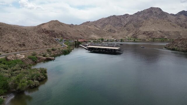 Pier on Willow Beach, Arizona