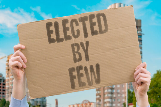 "Elected By Few" Modern governments are elected by shrinking minorities of eligible voters. MODERN. GOVERNMENTS. ELECTED. SHRINKING. MINORITIES.