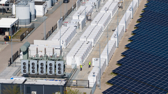 Battery Storage at Maxima Power Plant.