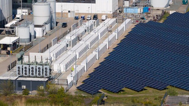 Battery Storage at Maxima Power Plant.