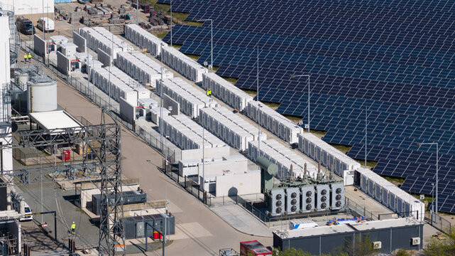 Battery Storage at Maxima Power Plant.