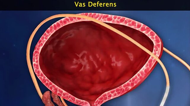 Male reproductive organs anatomy