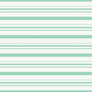 Pale mint and white coastal seamless vector stripe pattern inspired by relaxed seaside style. Part of the Oceanic Geometry Collection, designed to coordinate with matching sea-inspired and shell-theme