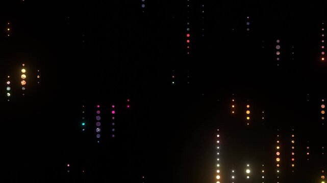 Colorful Digital Audio Spectrum Equalizer Motion Graphics