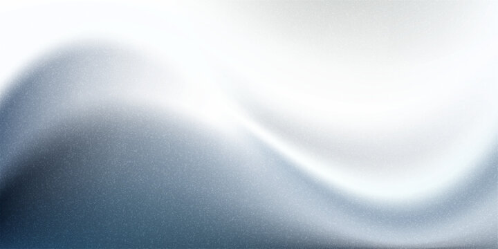 Black white dark gray silvery abstract background. Color gradient. Wave. Rough grain grainy grungy noise dust. Brushed matte shimmery blur. Light. Metallic steel metal effect. Design.