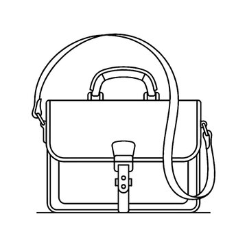 Handbag with Strap and Handle.