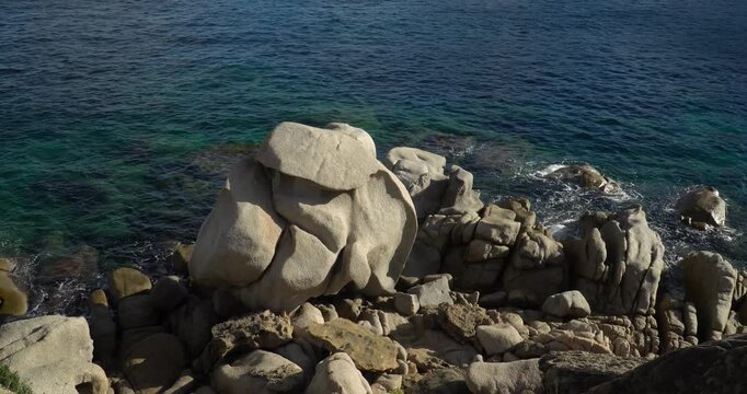 The Capo Testa peninsula in the far north of Sardinia, Italy.