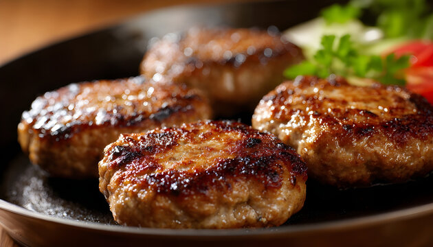 Minced pork and beef cutlets