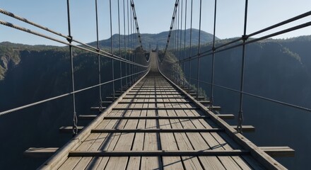 Fototapeta premium Capilano Suspension Bridge Park Scenic North Vancouver Crossing Above the River Canyon British Columbia Travel Destination and Adventure Nature Scenery Pathway Exploration