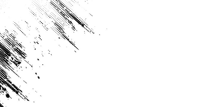 Abstract vector tornado monochrome halftone background. Scratched dots texture element.vector illustration