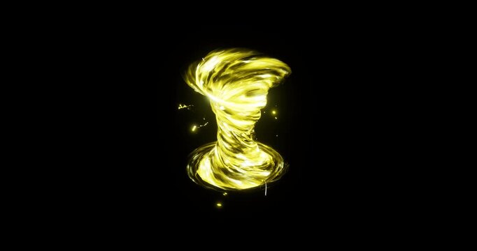 thunder storm effect on black background