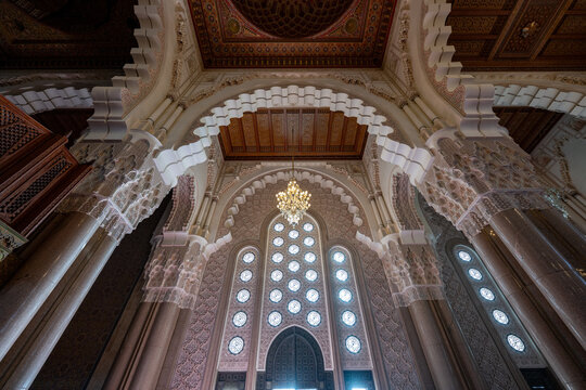 Hassan II Mosque Interior - Casablanca, Morocco
