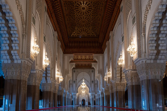 Hassan II Mosque Interior - Casablanca, Morocco