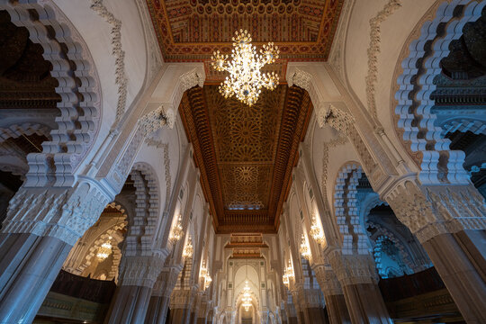 Hassan II Mosque Interior - Casablanca, Morocco