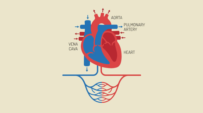 Human Heart Anatomy Cardiovascular System