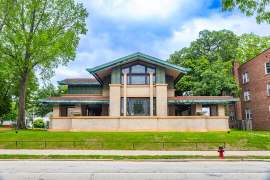 Dana Thomas House by Frank Lloyd Wright in Springfield