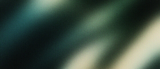 Cinematic grainy texture background with dark teal and emerald green light leaks, moody abstract film grain overlay for creative design, soft blurred motion gradients for atmospheric visuals. © VEXLO